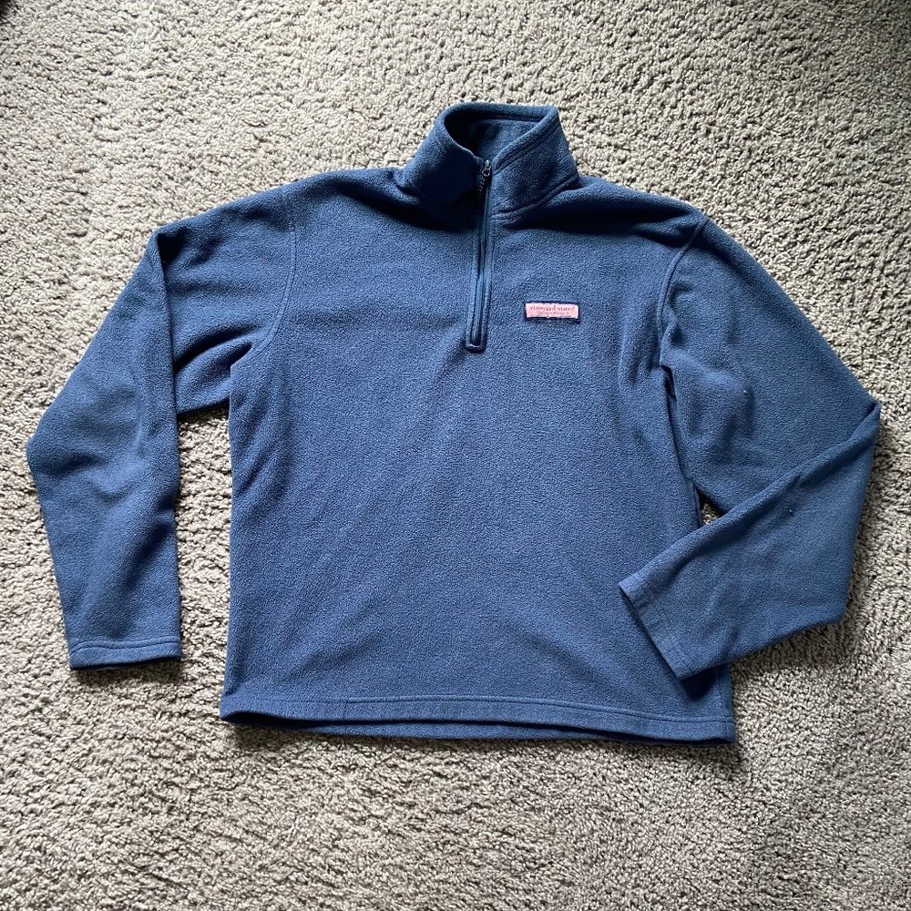 Vineyard Vines Navy Fleece Shep Shirt